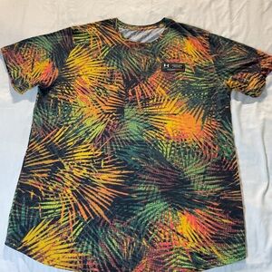 Under Armour Men’s Multicolor Tropical Print Performance T-Shirt
